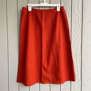 1950s Vintage 4 Panel A-line Gore Panelled Skirt Autumn Coed College Campus Flar